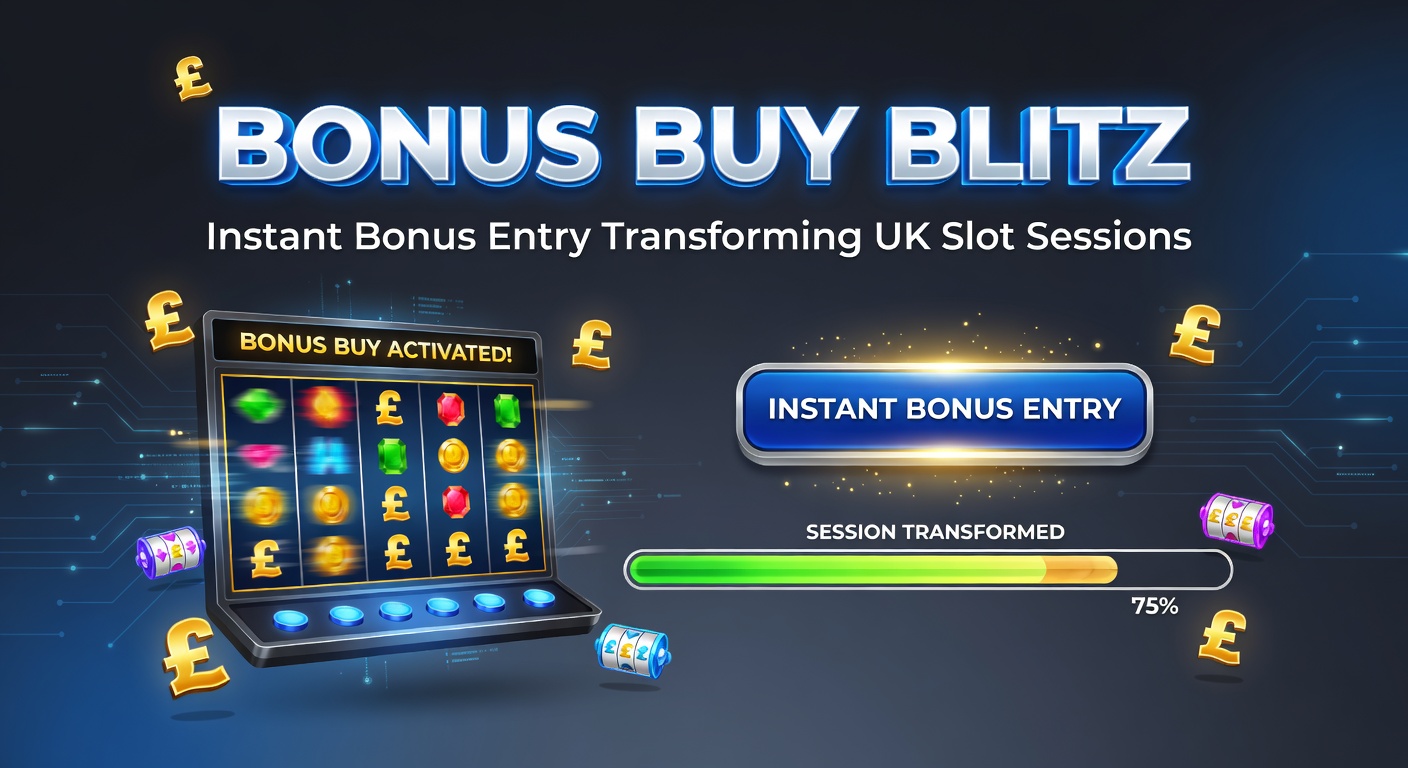 Dynamic close-up of bonus buy interface on a UK slot game, highlighting entry price, potential multipliers, and erupting bonus visuals