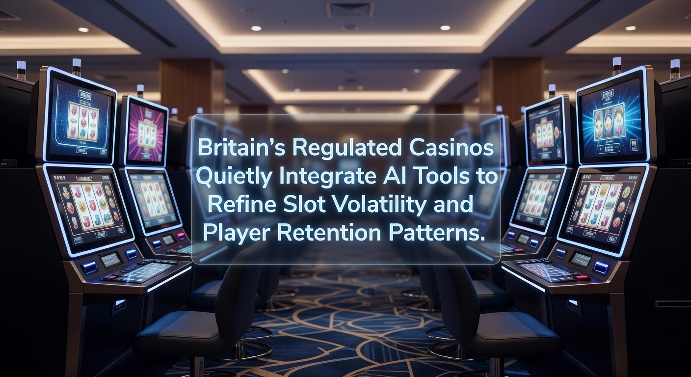 Casino analysts reviewing AI-generated slot performance metrics on multiple screens