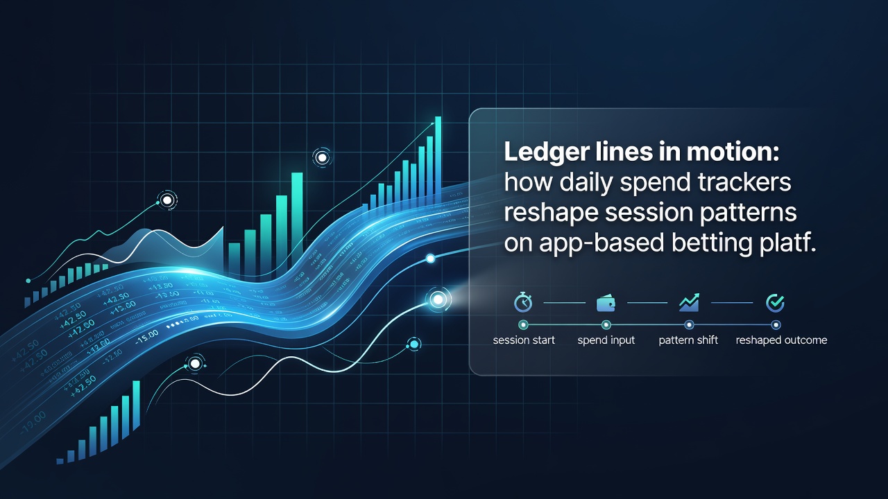 Analytics dashboard displaying session pattern changes with spend tracker activation over multiple weeks