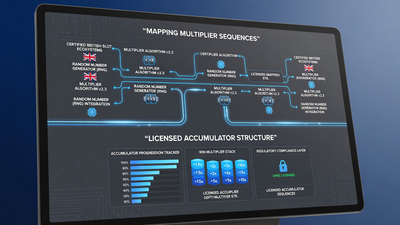 Flow chart illustrating how multiplier sequences feed into licensed accumulator distribution cycles