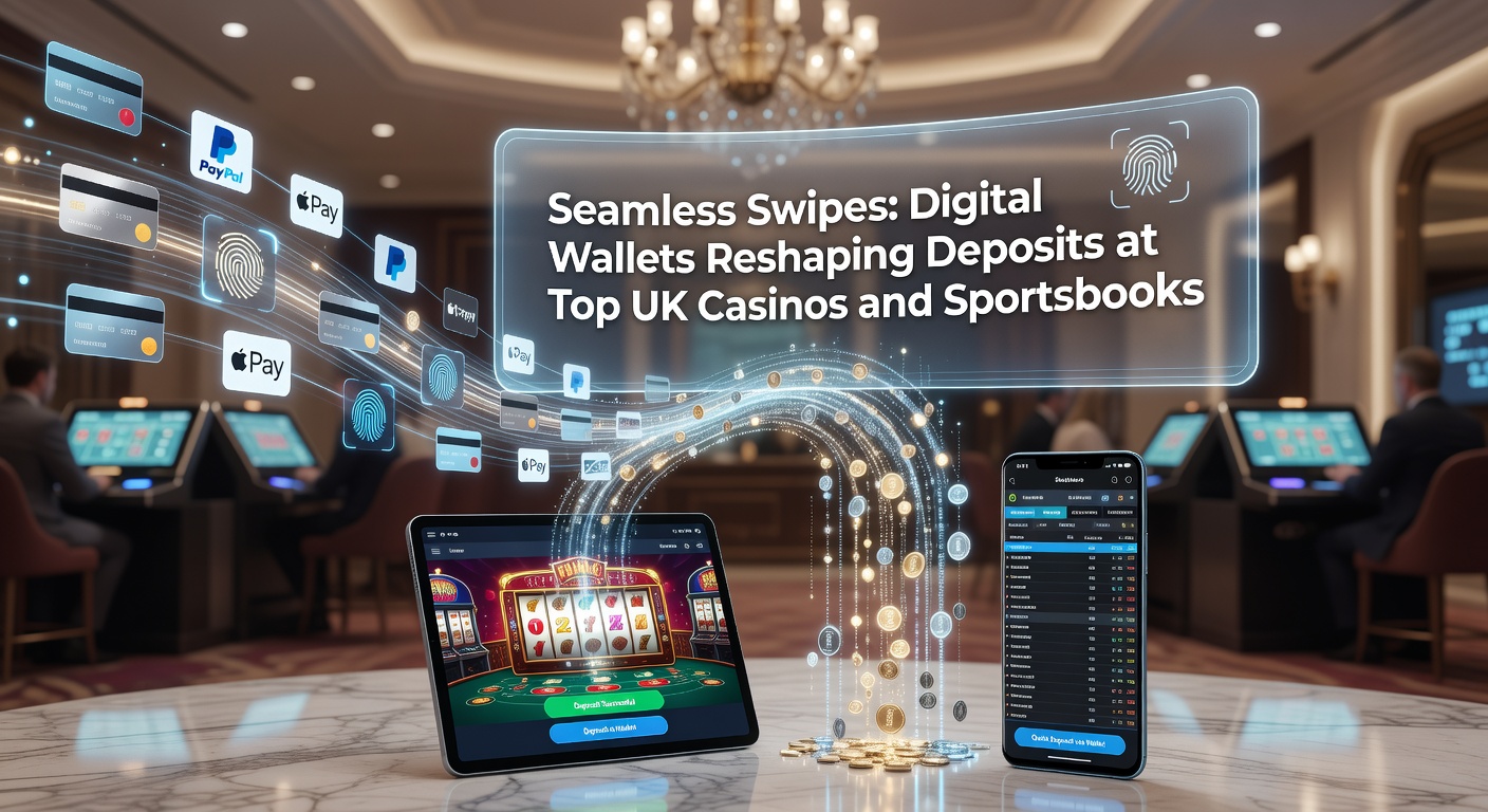 Smartphone displaying a digital wallet app during a quick deposit to an online casino interface, highlighting seamless transaction flow