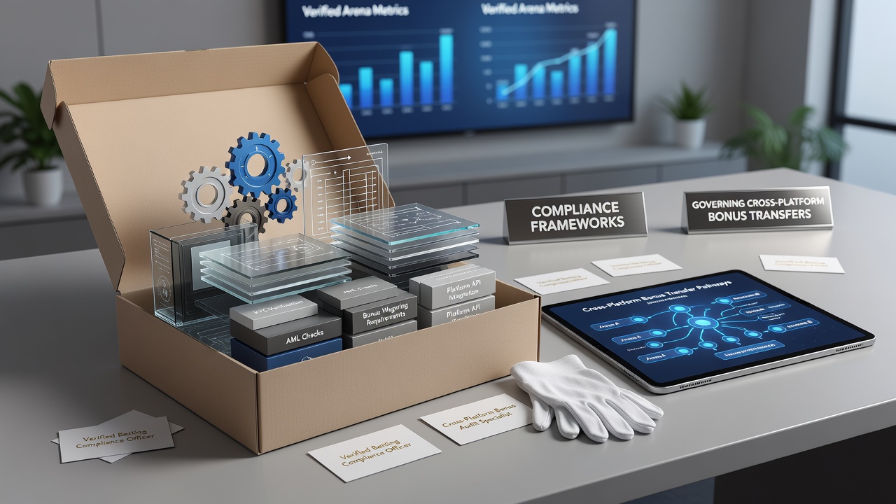 Overview of compliance frameworks in verified betting environments showing interconnected platforms and regulatory checkpoints